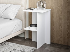 Hanah Home Mesilla de noche Leray - Blanco